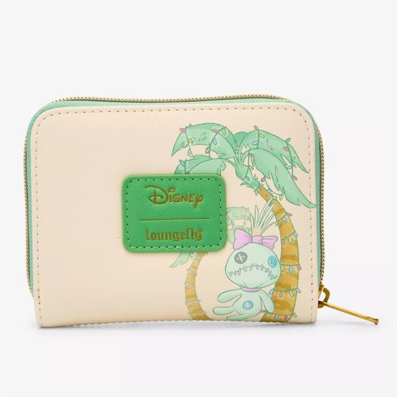 Loungefly Disney Stitch & Scrump Holiday Beach Mini Zip Wallet NWT Sealed - Picture 3 of 6